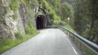 Road down to Aurland Norway [upl. by Almallah]