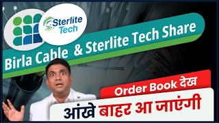 birlacable share news  sterlite tech share news  best stocks to buy now [upl. by Nnairrek]