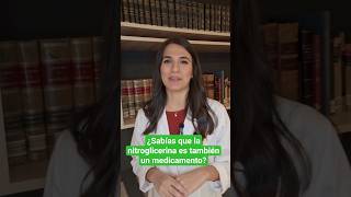 ¿Sabías que la nitroglicerina es también un medicamento [upl. by Kalli403]