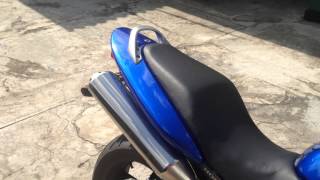 K2 Silencer on Honda Hornet 250 CH125 CB250F [upl. by Tracy]