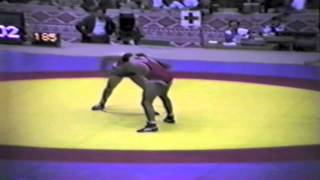 1983 Senior World Championships 90 kg Jose Valero ESP vs Petr Naniev USSR [upl. by Ailimac]