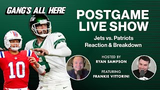 Jets season goes up in flames lose to Patriots Postgame Live Show  Gangs All Here [upl. by Akinot993]