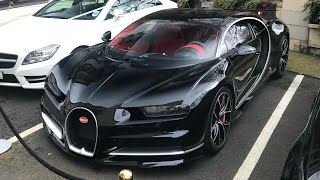 Lord Aleem driving his Bugatti Chiron in London 😎 [upl. by Etirugram233]