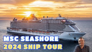 MSC Seashore 2024 ship tour [upl. by Ehgit486]