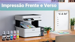 Como imprimir frente e verso na Epson L6490 [upl. by Erej]