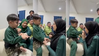 COMEL HAYDER SURUH EYRA HAZALI MOHON MAAF DI HARI RAYA [upl. by Lazor]