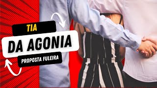 TIA DA AGONIA AO VIVO  quotGRINGO QUER QUE EU SEJA ESPOSA DELE E DO AMIGOquot [upl. by Afatsuom]