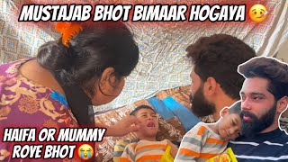 Mustajab Bhot Bimar Hogaya 😭 Mummy Ko Rona Aaya  Ghar Me Color Hora Hai  Zeeshan amp Abresh [upl. by Arikaahs833]