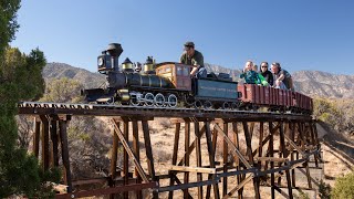 A Ride on the Mesa Grande Western Railroad  Amazing 14 Scale Live Steam Train on 40 Acres [upl. by Ear582]