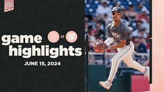 Marlins vs Nationals Game Highlights 61524  MLB Highlights [upl. by Notsruht]