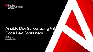 Ansible Dev Server using VSCode Dev Containers [upl. by Nnod]