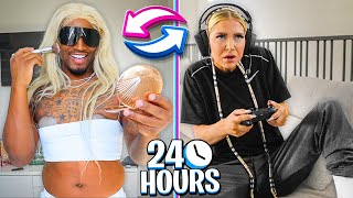 Couple Switching Lives with for 24 Hours [upl. by Aleahcim380]