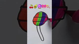 Satisfying Creative tutorial 🍒🥑🔮🎀🍭 art shorts youtubeshorts viralshorts [upl. by Retsevlys97]