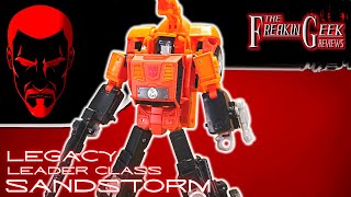 Legacy Leader SANDSTORM EmGos Transformers Reviews N Stuff [upl. by Wu]