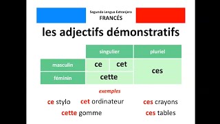 🇫🇷 Les adjectifs démonstratifs  🇪🇸 Los adjetivos demostrativos [upl. by Weisburgh]