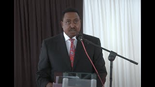 Dr Workneh Gebeyehus speech during the official opening of ICPAC [upl. by Alliuqahs]