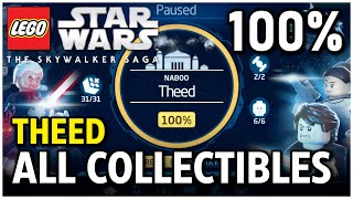 Naboo Theed All Collectibles 100 Guide  LEGO Star Wars The Skywalker Saga [upl. by Malilliw794]