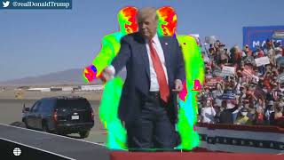 TRUMP DANCING TO DARK TECHNO [upl. by Redmund753]