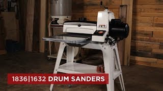 JET 1836 and 1632 Drum Sander Overview by JET Tools [upl. by Ruperto]