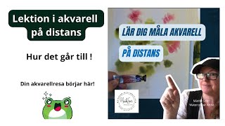 Det ska vara lätt att börja måla akvarell [upl. by Ahsekram938]