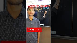 Magic Or Maths 🔥 Part  11 k2institute shorts youtubeshorts motivation midpoint [upl. by Geldens108]