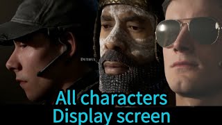 House of ashes All characters display screen  Marine whistle theme [upl. by Zaller]