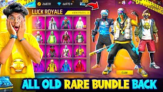 All Rare Bundles Are Back in Luck Royal😍 Poor To Rich in 10000 Diamond 💎  Garena Free Fire [upl. by Benia]