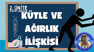 5 SINIF KÜTLE VE AĞIRLIK İLİŞKİSİ  KUVVETİ TANIYALIM 2 ÜNİTE KONU ANLATIMI2 [upl. by Anitroc]