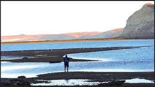 Triple Pesca en Isla Escondida  Recibiendo los Pejerrey  Patagonia Argentina [upl. by Akired73]