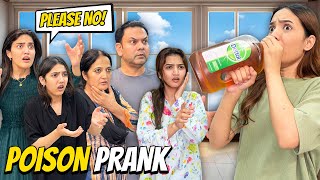 Poison Prank with My Family🤮Hira ne Gusse mein THAPAR maar dia😱Sistrology [upl. by Lejna]