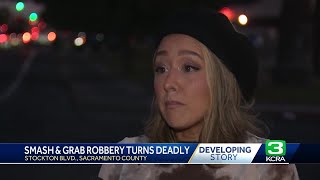 Woman shot killed during Sacramento County jewelry store robbery [upl. by Llednahs]