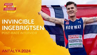 quot10 more appearances at the European Crossquot 😤 Jakob Ingebrigtsen 🇳🇴  Antalya 2024 [upl. by Ormond432]