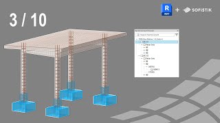 Revit  SOFiSTiK Reinforcement 310  Assigning  Numbering [upl. by Annelak361]