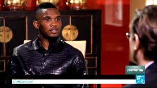 Samuel Etoo en entretien exclusif sur FRANCE 24 [upl. by Aurthur]