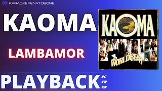 LAMBAMOR  KAOMA  PLAYBACK DEMONSTRAÇÃO [upl. by Ahsenhoj41]