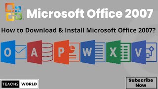 How to Download amp Install Microsoft Office 2007  Teach2world [upl. by Glynis707]