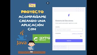 Proyecto Java con Spring Boot y SQL Server Management  Registro de votos java backend project [upl. by Jessamyn]