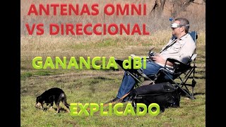 Ganancia en antenas direccionales para radiocontrol y FPV Explicacion Decibelios Rango Potencia [upl. by Carlita]