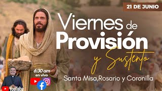 EN VIVOðŸ”´VIERNES DE PROVISIÃ“N Y SUSTENTO I SANTA MISA SANTO ROSARIO Y CORONILLA I PadreOscarDeLaVega [upl. by Adeline]