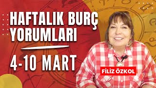 FİLİZ ÖZKOL İLE HAFTALIK BURÇ YORUMLARI  4  10 MART 2024 [upl. by Penthea]