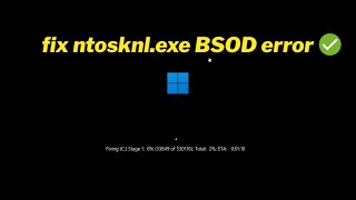 FIXED ntosknlexe BSOD error [upl. by Adleme]