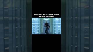 Resident Evil Laser Room Movie Vs Game ResidentEvil Residentvil4 [upl. by Eam]