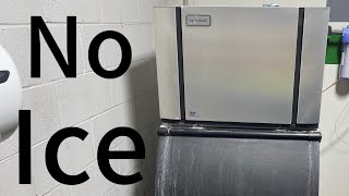 IceOMatic ice machine troubleshooting  red light flashing and not getting any water [upl. by Anaiviv]