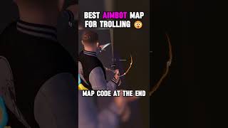 Aimbot map 🤯 fortnite fortnitetrolling fortnitefunny fortnitememes fy cheat fyp [upl. by Yoshi]