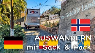 AUSWANDERN mit Sack amp Pack  Umzug mit Container  ACHTUNG [upl. by Marie-Ann]