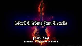 Backing Track 744 B Min Heavy Rock amp Roll [upl. by Asiret936]