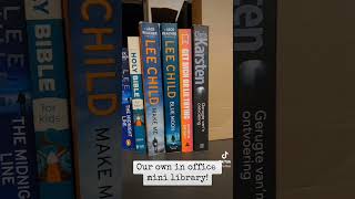 Mini library at the office 😍✨ BookTube MiniLibrary [upl. by Jobie]