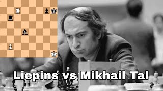 Liepins vs Mikhail Tal Riga Team Championship 1950 [upl. by Gardal]