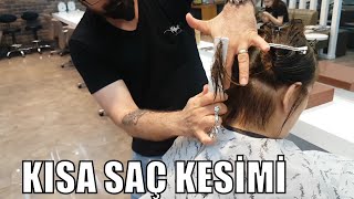 Kısa Saç Kesimi Yüz Hatlarına Göre Saç Kısa Kesimi Nasıl Yapılır [upl. by Stasny]