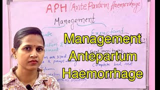 Management Antepartum haemorrhage All nursing exams [upl. by Eive]